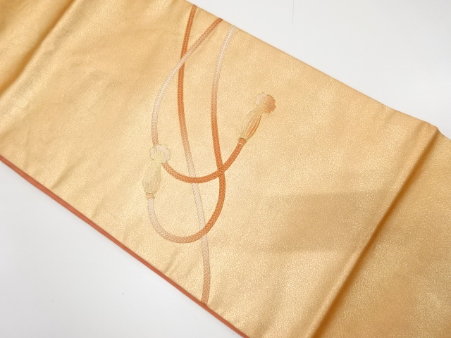 JAPANESE NAGOYA OBI / EMBROIDERY / KUMIHIMO CORD PATTERN
